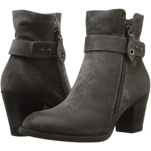 PAUL GREEN | Nubuck Suede Leather "Dallas" Ankle Bootie - Picture 1 of 14
